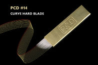 14 lâmina semi permanente da curva da composição PCD da curva dos pinos para a tatuagem de Microblading da sobrancelha